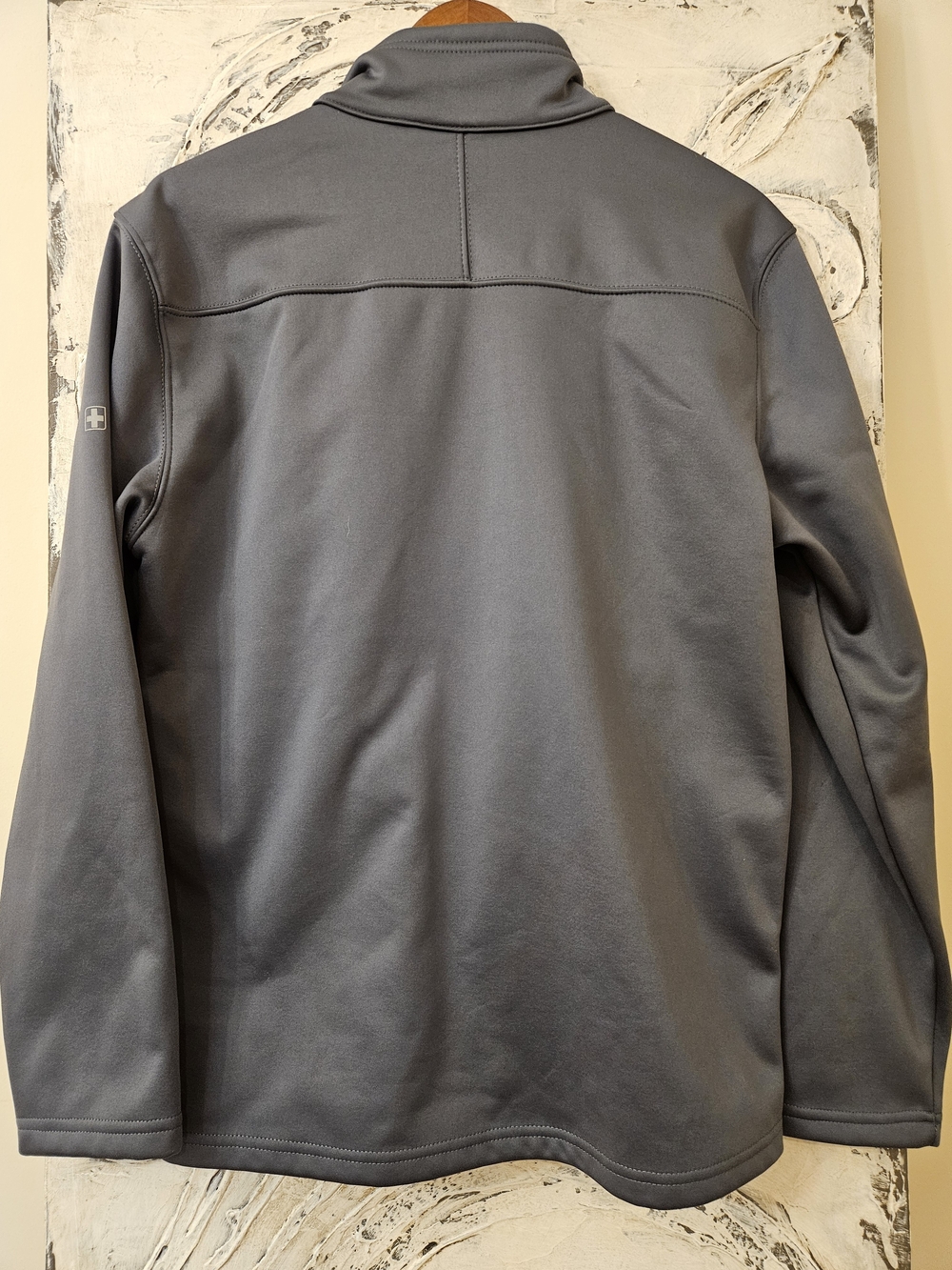 Swiss Tech Men's Gray Full-Zip Performance Softshell Jacket - Picture 6 of 6